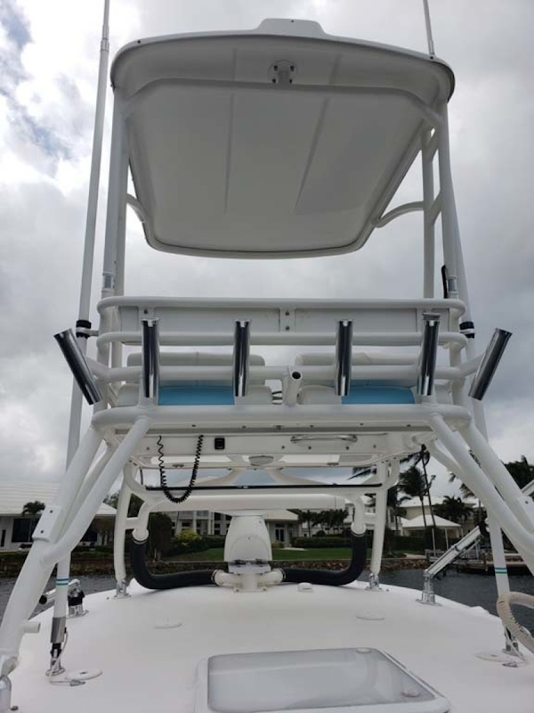 Everglades-350 CC 2011-Sea Predator Palm Beach Gardens-Florida-United States-Fiberglass Buggy Top-1359634