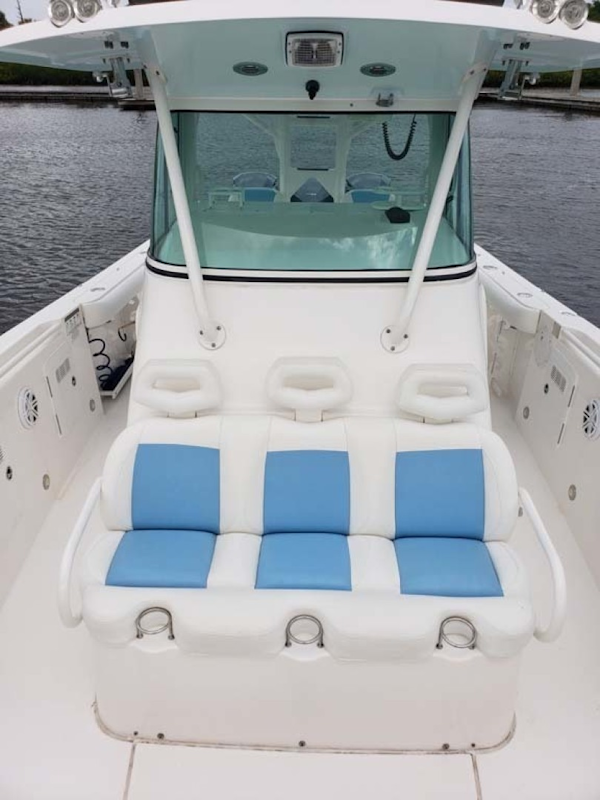 Everglades-350 CC 2011-Sea Predator Palm Beach Gardens-Florida-United States-Helm Hardtop With 3 Sided Glass Screen Enclosure-1359617