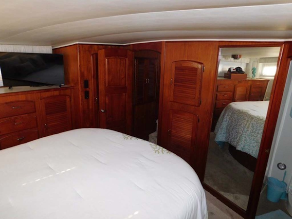 Californian-45 Aft Cabin Motor Yacht 1989-Last Tango Merritt Island-Florida-United States-Master Stateroom   Port Side-1367155