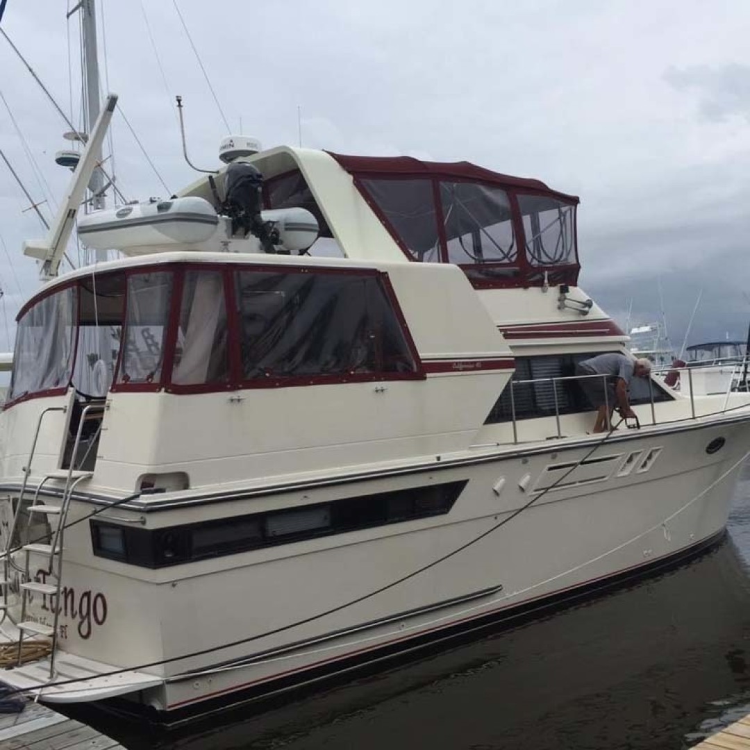 Californian-45 Aft Cabin Motor Yacht 1989-Last Tango Merritt Island-Florida-United States-Starboard Aft View-1367182 | Thumbnail