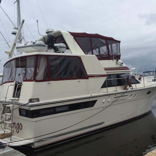 Californian-45 Aft Cabin Motor Yacht 1989-Last Tango Merritt Island-Florida-United States-Starboard Aft View-1367182