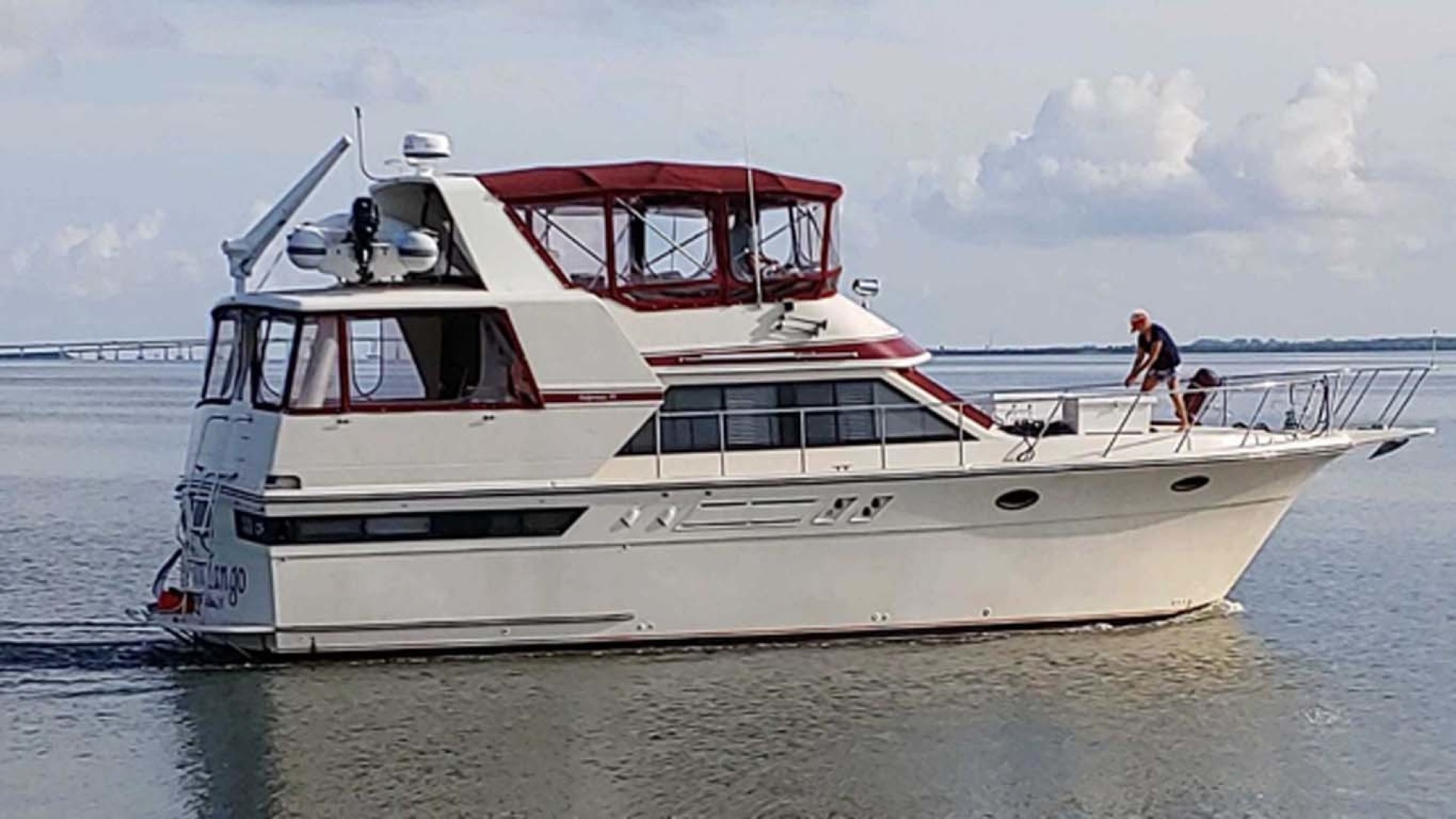 Californian-45 Aft Cabin Motor Yacht 1989-Last Tango Merritt Island-Florida-United States-Underway   Starboard Profile-1367190 | Thumbnail