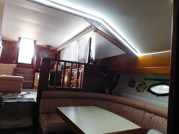 Californian-45 Aft Cabin Motor Yacht 1989-Last Tango Merritt Island-Florida-United States-Dinette-1367157