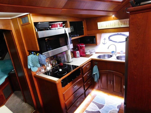 Californian-45 Aft Cabin Motor Yacht 1989-Last Tango Merritt Island-Florida-United States-Galley-1367159