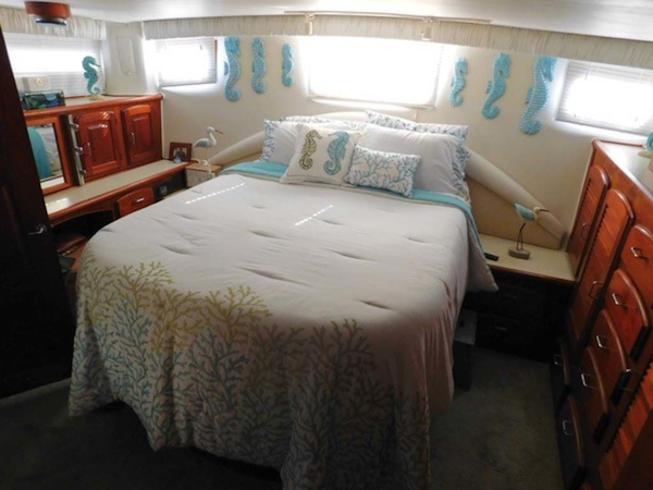 Californian-45 Aft Cabin Motor Yacht 1989-Last Tango Merritt Island-Florida-United States-Master Stateroom-1367154