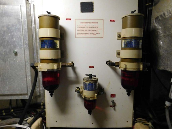 Californian-45 Aft Cabin Motor Yacht 1989-Last Tango Merritt Island-Florida-United States-Fuel System And Racors-1367185