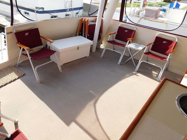 Californian-45 Aft Cabin Motor Yacht 1989-Last Tango Merritt Island-Florida-United States-Aft/Sun Deck Seating-1367180