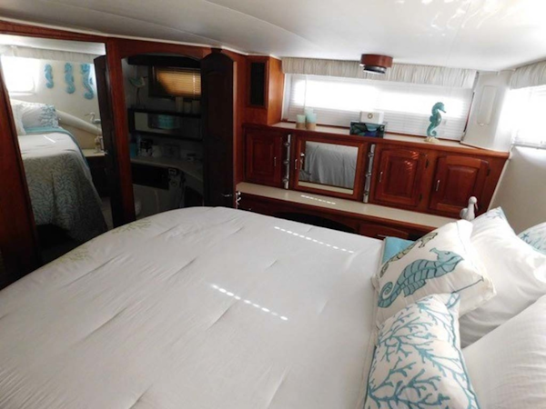 Californian-45 Aft Cabin Motor Yacht 1989-Last Tango Merritt Island-Florida-United States-Master Stateroom   Starboard Side-1367153