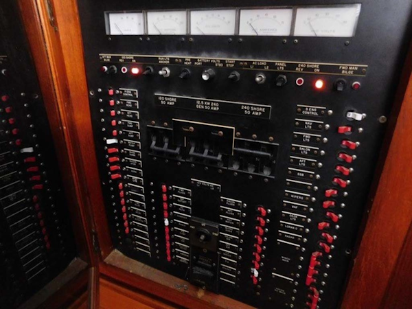 Californian-45 Aft Cabin Motor Yacht 1989-Last Tango Merritt Island-Florida-United States-Electrical Panel-1367149