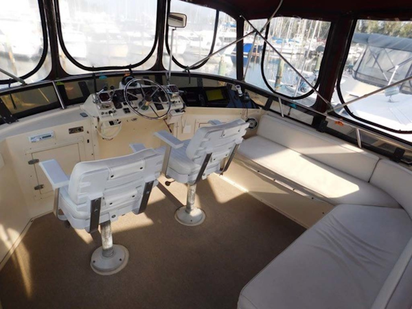 Californian-45 Aft Cabin Motor Yacht 1989-Last Tango Merritt Island-Florida-United States-Bridge Layout-1367174