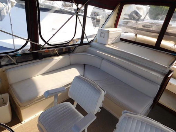 Californian-45 Aft Cabin Motor Yacht 1989-Last Tango Merritt Island-Florida-United States-Bridge Seating-1367175