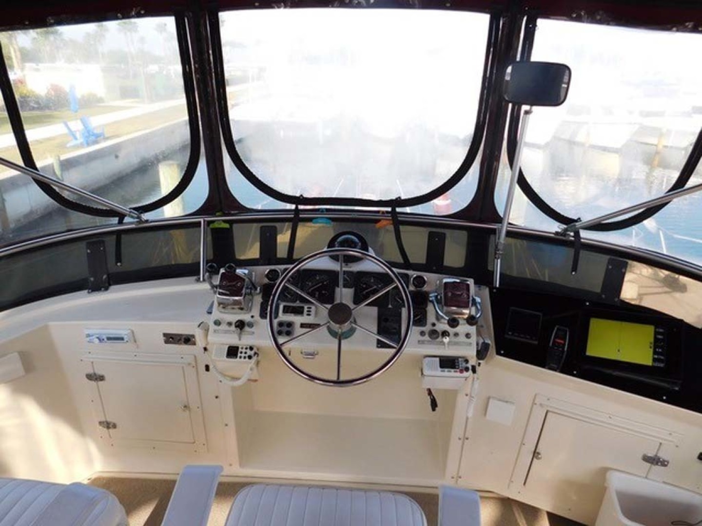 Californian-45 Aft Cabin Motor Yacht 1989-Last Tango Merritt Island-Florida-United States-Upper Helm-1367172 | Thumbnail