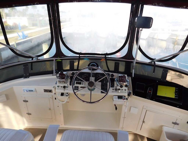 Californian-45 Aft Cabin Motor Yacht 1989-Last Tango Merritt Island-Florida-United States-Upper Helm-1367172