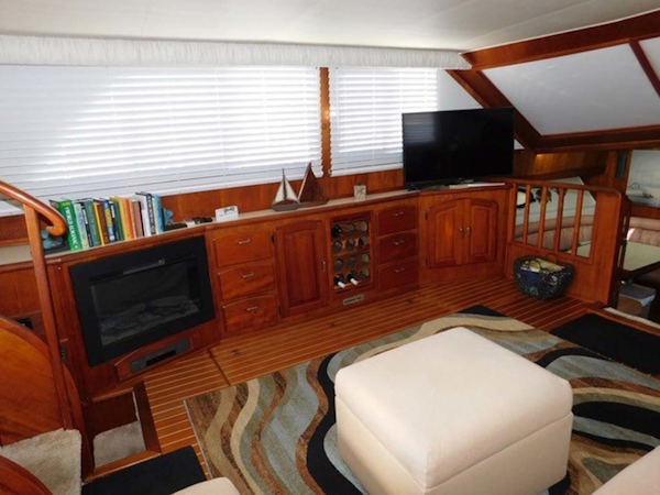 Californian-45 Aft Cabin Motor Yacht 1989-Last Tango Merritt Island-Florida-United States-Port Side Salon-1367142