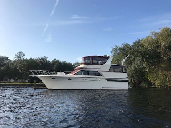 Californian-45 Aft Cabin Motor Yacht 1989-Last Tango Merritt Island-Florida-United States-Port Side Profile-1367188