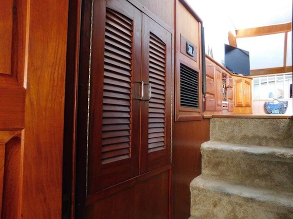 Californian-45 Aft Cabin Motor Yacht 1989-Last Tango Merritt Island-Florida-United States-Aft Companionway-1367152