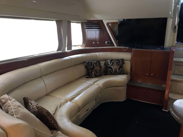 Sea Ray-480 Motor Yacht 2002-Fofo Fort Pierce-Florida-United States-Salon Port Aft Seating-1369001