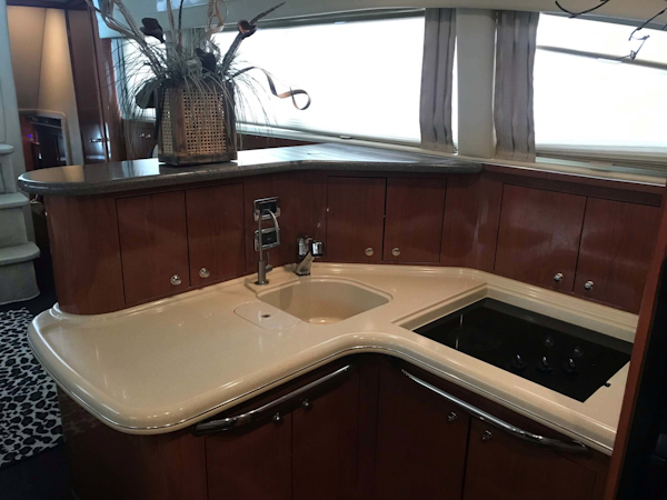 Sea Ray-480 Motor Yacht 2002-Fofo Fort Pierce-Florida-United States-Galley Sink and Cooktop-1369011