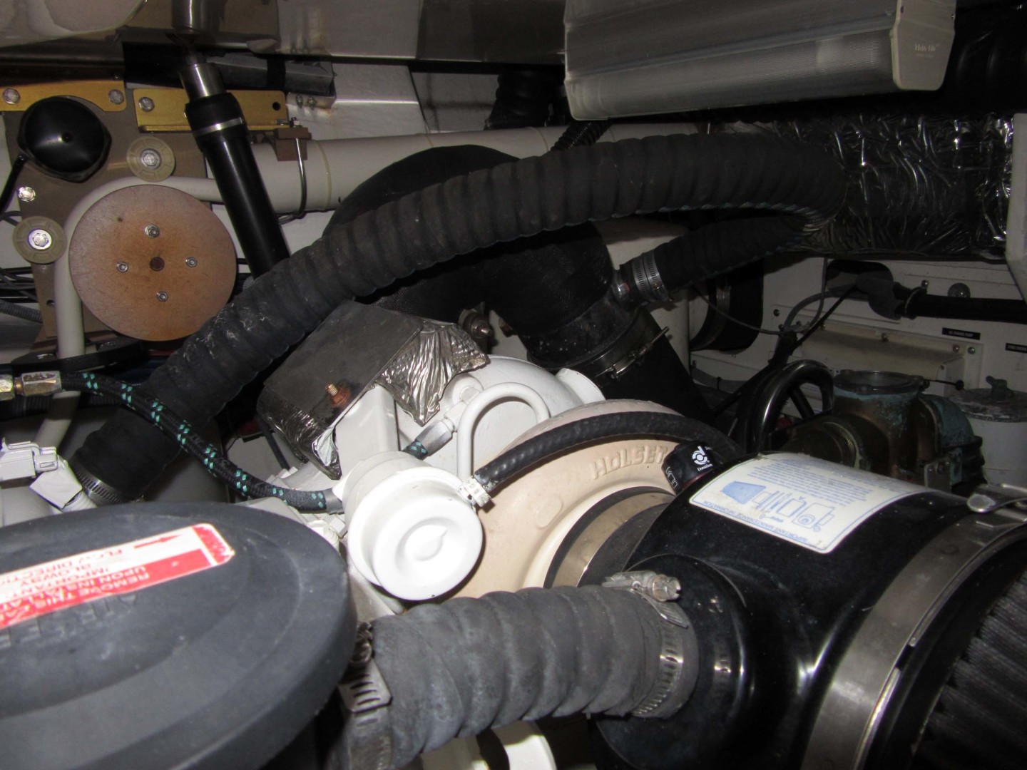 Tiara Yachts-3800 Open 2007-Fast Forward Gulfport-Florida-United States-Engine Room Aft Starboard-1393022 | Thumbnail