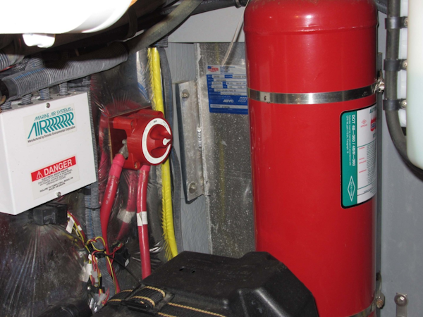Meridian-391 Sedan 2006 -Treasure Island-Florida-United States-Engine Room Fire Extinguisher-1396648