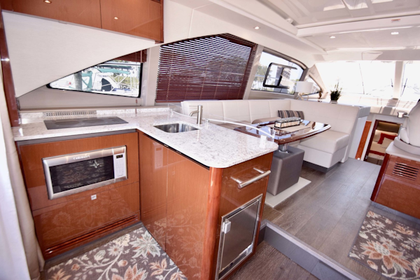 Sea Ray-460 Sundancer 2017-Susanne Marie 4 Fort Myers-Florida-United States-Galley Aft View From Sliding Glass Doors-1403738