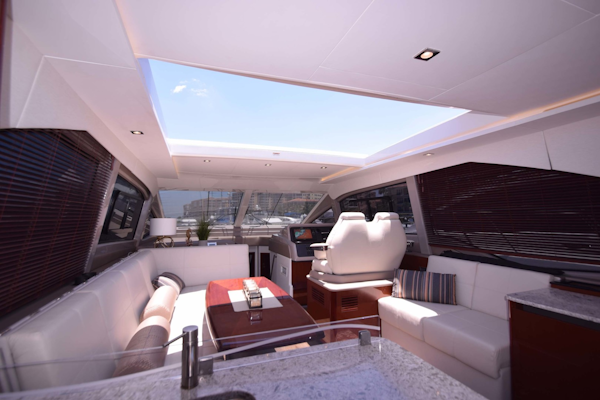 Sea Ray-460 Sundancer 2017-Susanne Marie 4 Fort Myers-Florida-United States-Salon With Retractable Sunroof Open-1403740