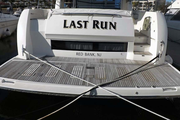 Prestige-550 2014-Last Run Mount Pleasant-South Carolina-United States-Transom, Swim Platform-1411862