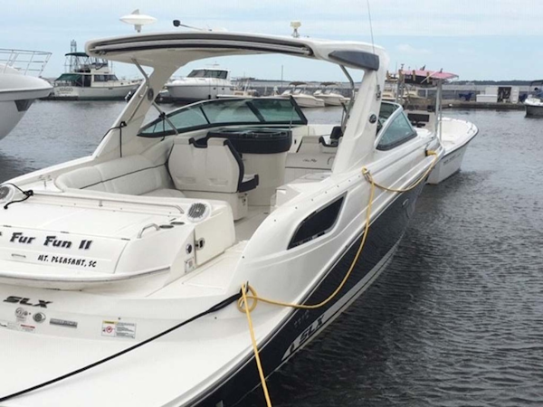 Sea Ray-350 SLX 2015 -Mount Pleasant-South Carolina-United States-Starboard Aft Profile-1414761