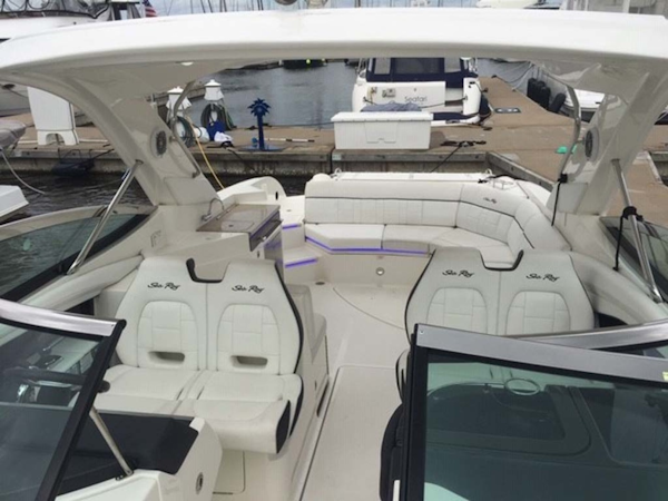 Sea Ray-350 SLX 2015 -Mount Pleasant-South Carolina-United States-Aft View From Foredeck-1414786