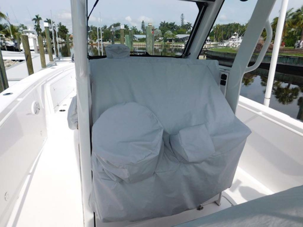 Everglades-325 CC 2012-Island Time Stuart-Florida-United States-Helm Cover-1414816