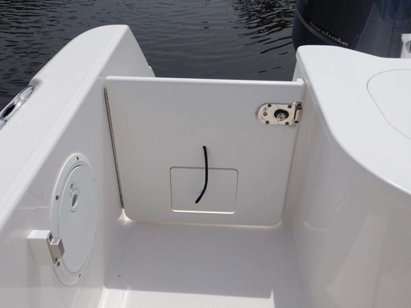 Everglades-325 CC 2012-Island Time Stuart-Florida-United States-Transom Door-1414796 | Thumbnail