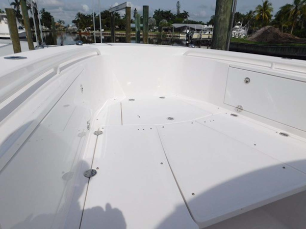 Everglades-325 CC 2012-Island Time Stuart-Florida-United States-Forward Platform With Electric Table Down-1414748