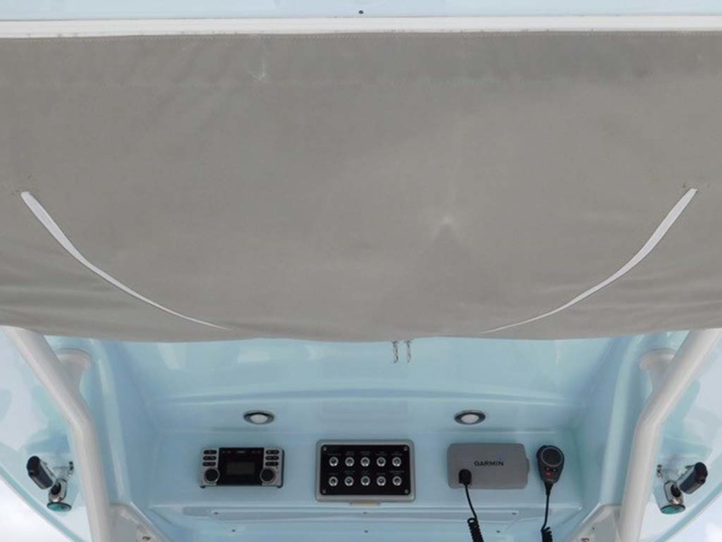 Everglades-325 CC 2012-Island Time Stuart-Florida-United States-Over Head Console-1414784 | Thumbnail