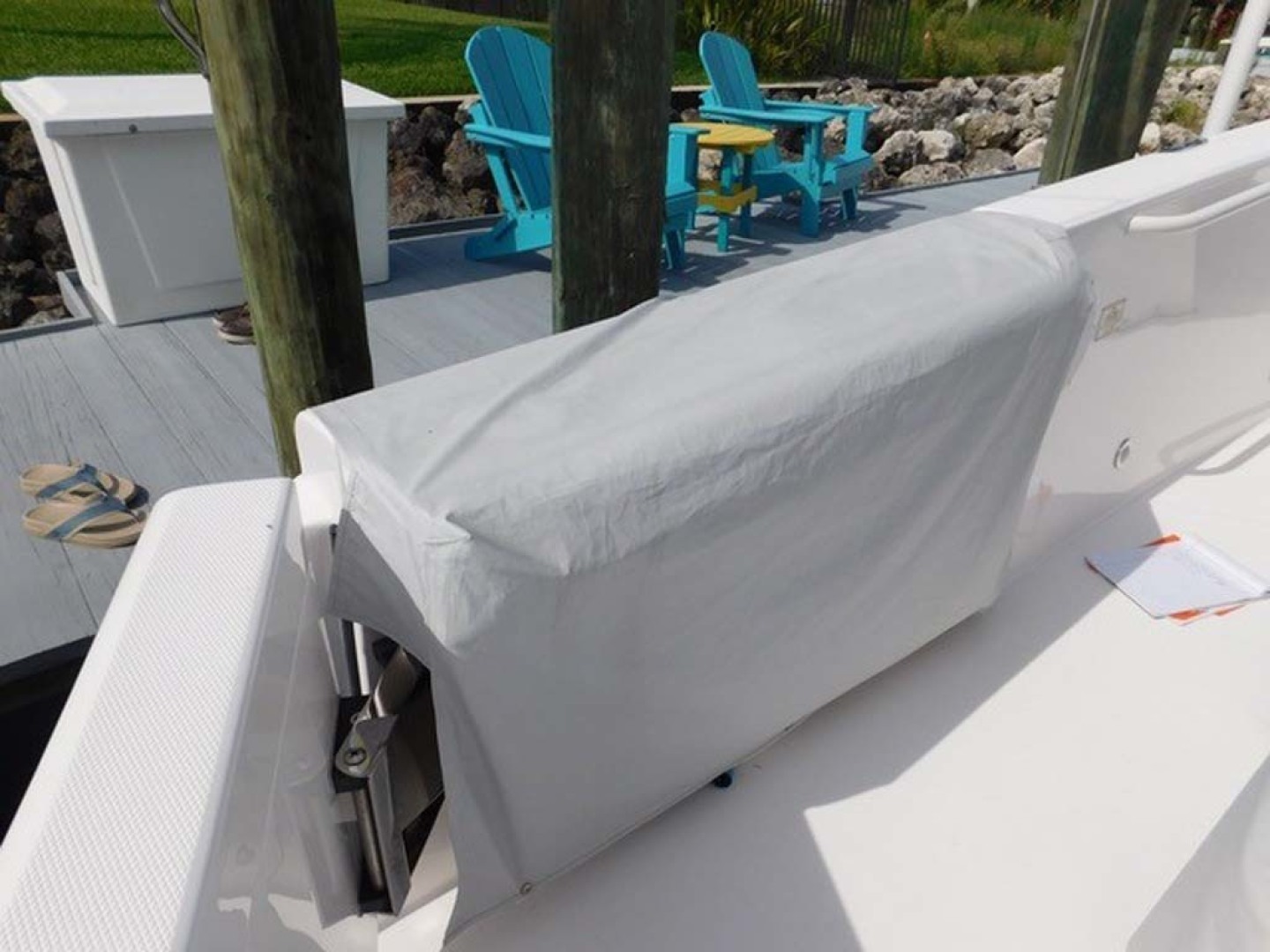 Everglades-325 CC 2012-Island Time Stuart-Florida-United States-Side Bolster Cover-1414818 | Thumbnail