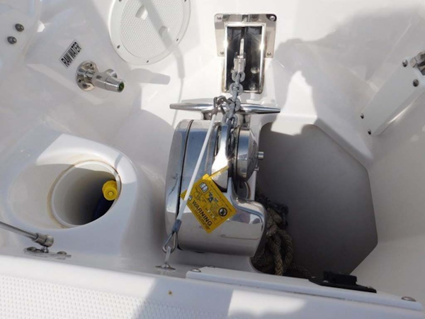 Everglades-325 CC 2012-Island Time Stuart-Florida-United States-Windlass In Anchor Locker-1414745