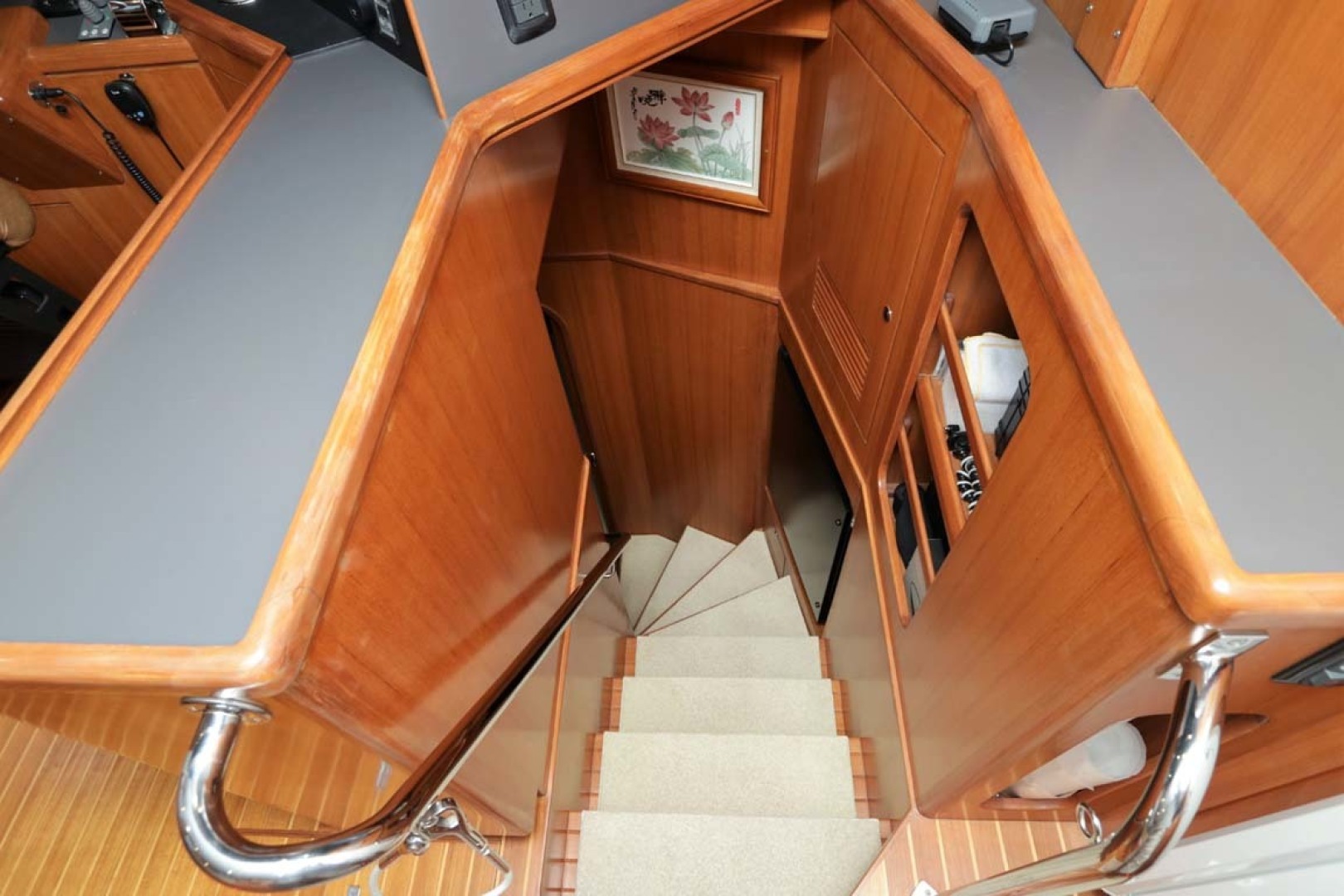 Nordhavn-47 2005-Fusion North Palm Beach-Florida-United States-Stairway to Staterooms-1424005 | Thumbnail