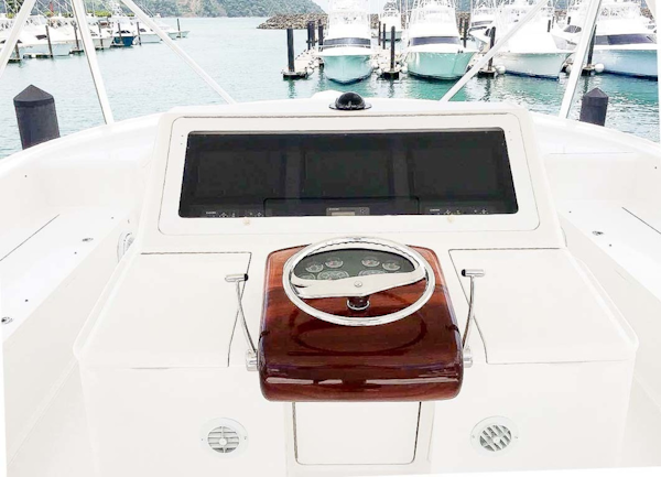 Viking-60 Convertible 2009-Miss Behavin Stuart-Florida-United States-10 Bridge Helm-1416134
