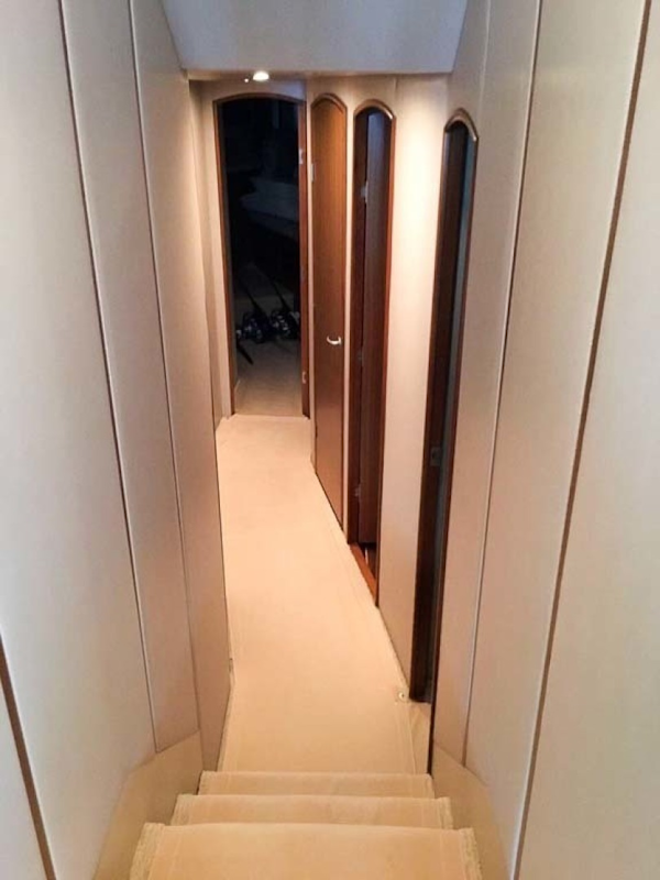 Viking-60 Convertible 2009-Miss Behavin Stuart-Florida-United States-5 Companionway-1416129