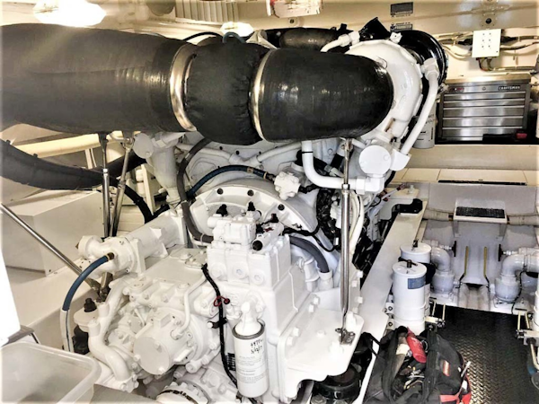 Viking-60 Convertible 2009-Miss Behavin Stuart-Florida-United States-12 Engine Room-1416136