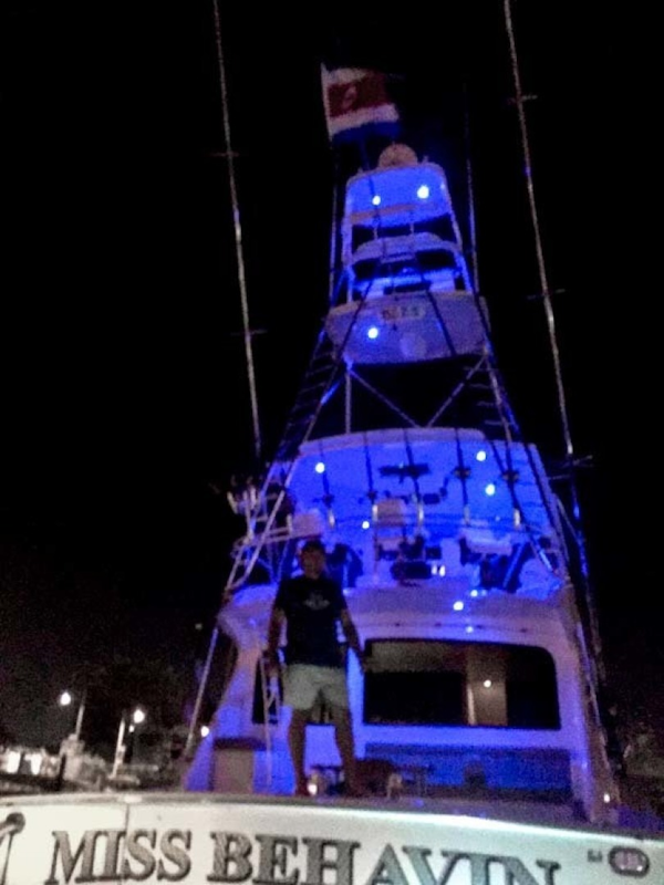 Viking-60 Convertible 2009-Miss Behavin Stuart-Florida-United States-18 Night Lights-1416142