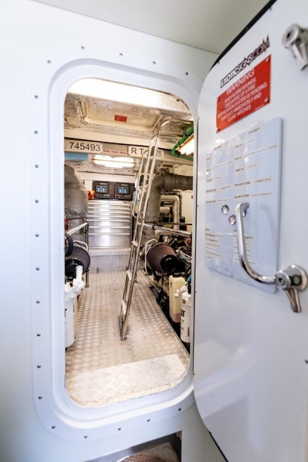 Sunseeker-Motor Yacht 2014-Full Circle Fort Lauderdale-Florida-United States-42 Engine Room Entry-1430553