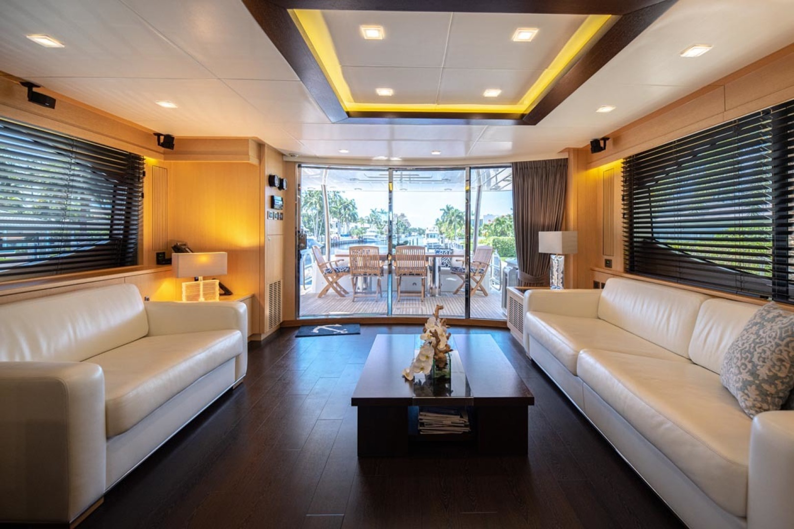 Sunseeker-Motor Yacht 2014-Full Circle Fort Lauderdale-Florida-United States-7 Mid Salon View To Aft-1430524 | Thumbnail