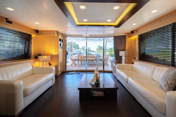 Sunseeker-Motor Yacht 2014-Full Circle Fort Lauderdale-Florida-United States-7 Mid Salon View To Aft-1430524