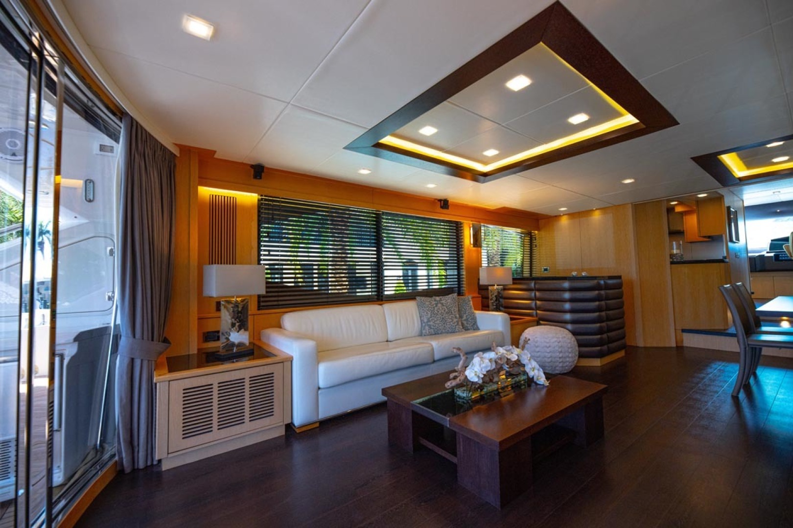 Sunseeker-Motor Yacht 2014-Full Circle Fort Lauderdale-Florida-United States-6 Main Salon View To Port-1430523 | Thumbnail