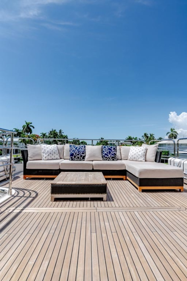 Sunseeker-Motor Yacht 2014-Full Circle Fort Lauderdale-Florida-United States-33 Flybridge Deck Aft Seating-1430548