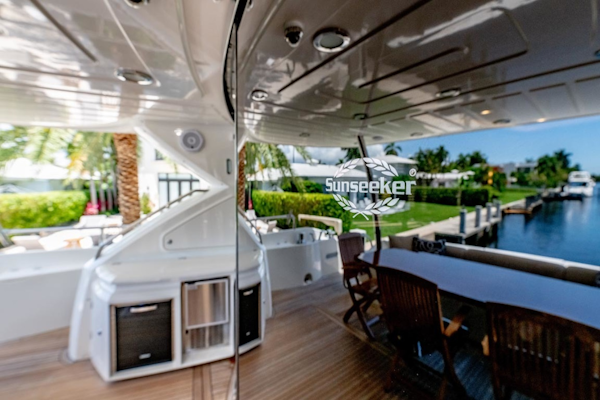 Sunseeker-Motor Yacht 2014-Full Circle Fort Lauderdale-Florida-United States-5 Aft Deck Door To Salon-1430522