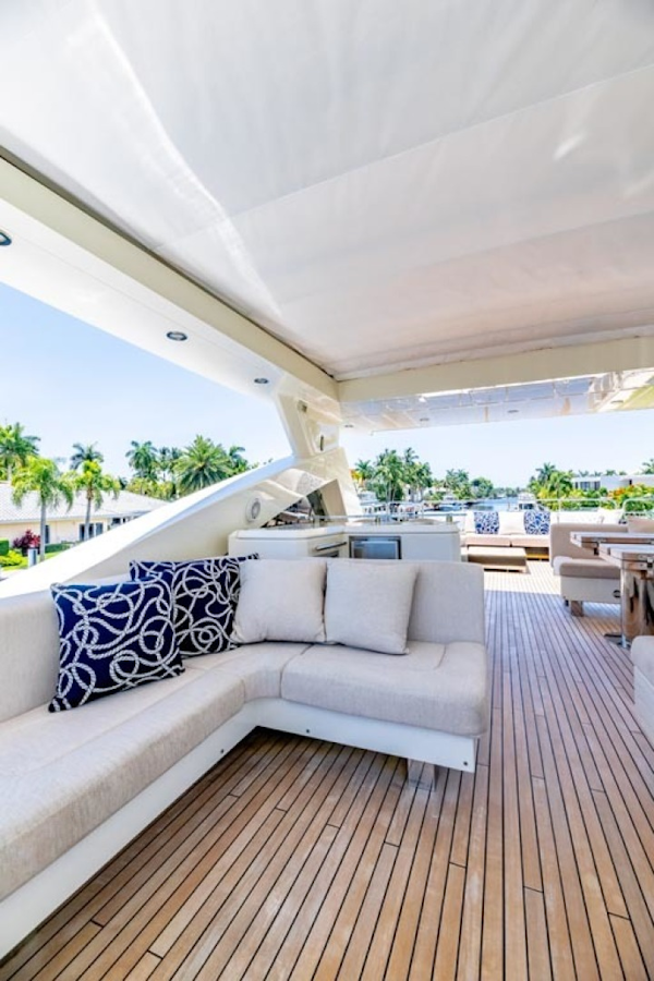 Sunseeker-Motor Yacht 2014-Full Circle Fort Lauderdale-Florida-United States-34 Flybridge Deck Seating-1430549