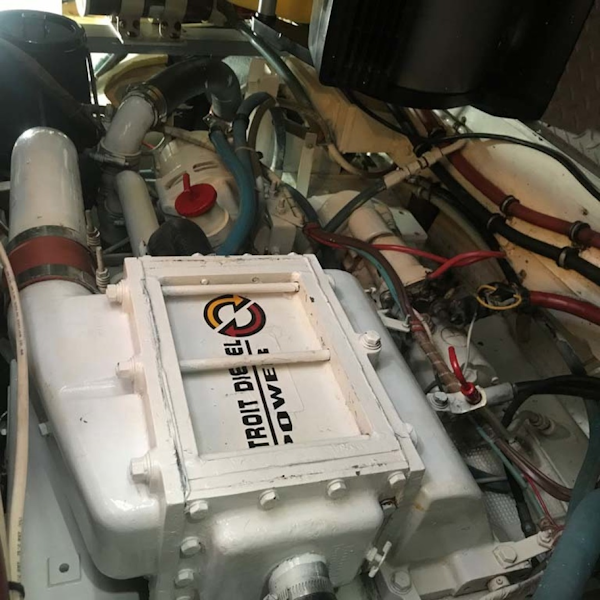 Hatteras-Motor Yacht 1986-Seaview Miami-Florida-United States-Engine Room-1432725