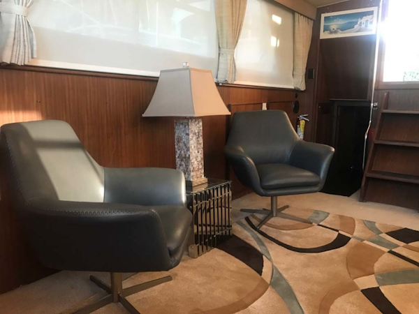 Hatteras-Motor Yacht 1986-Seaview Miami-Florida-United States-Salon Stbd Aft-1432708