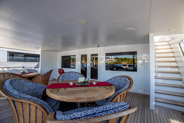 Feadship-Tri-Deck 1992-NEVER ENOUGH Nassau-Bahamas-Aft Deck-1434186